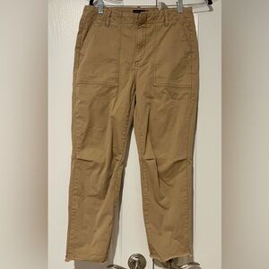 Banana Republic Girlfriend Authentic Chino Petite Khaki color